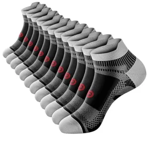 6 Pair Orthopedic Running Socks – Support & Comfort