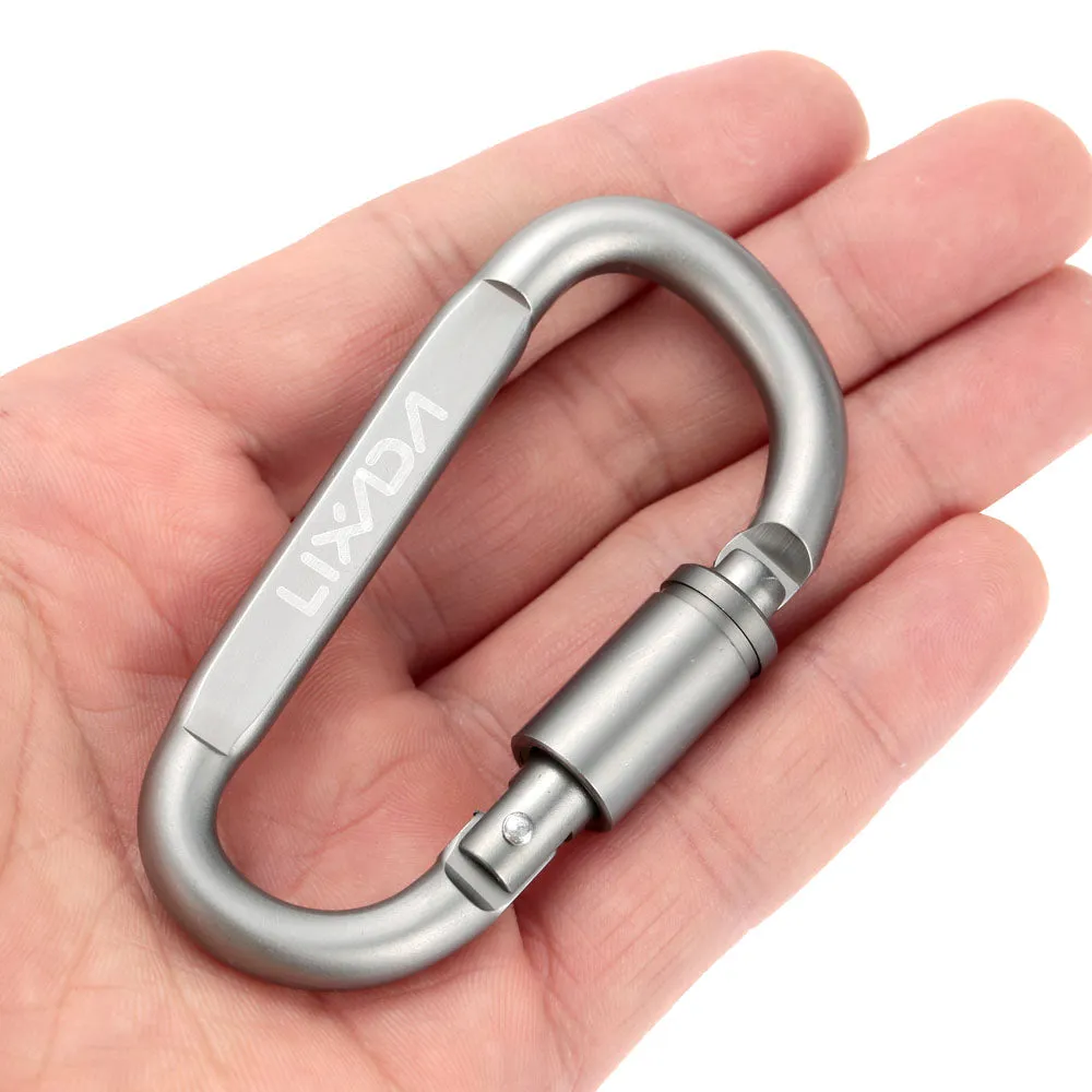 6Pcs Carabiner D-Rings