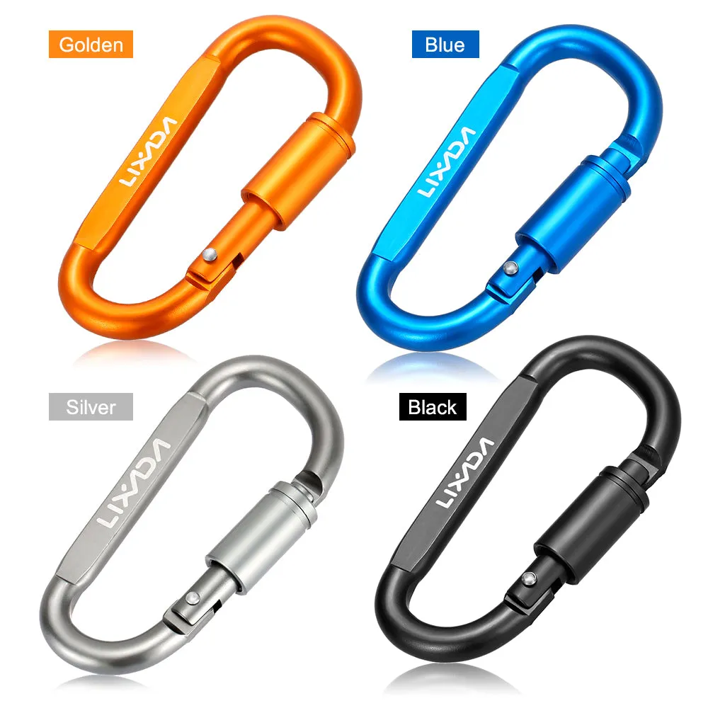 6Pcs Carabiner D-Rings