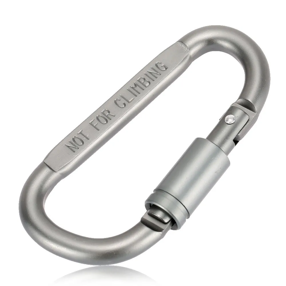 6Pcs Carabiner D-Rings