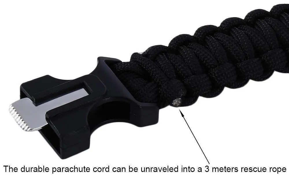 7-in-1 Survival Watch Bracelet