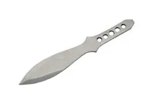 8.5" Silver Stainless Steel Heavy Duty Throwing Knife With Sheath