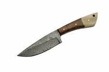 8" Real Damascus Steel Handmade Skinning Knife