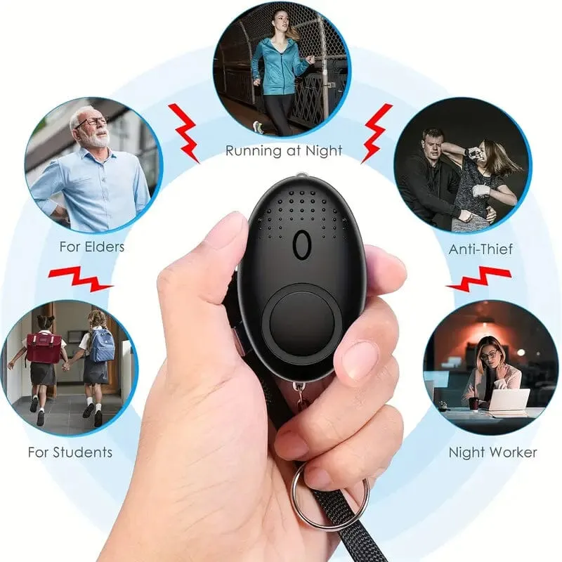 9-Piece: Protection Safety Keychain Set