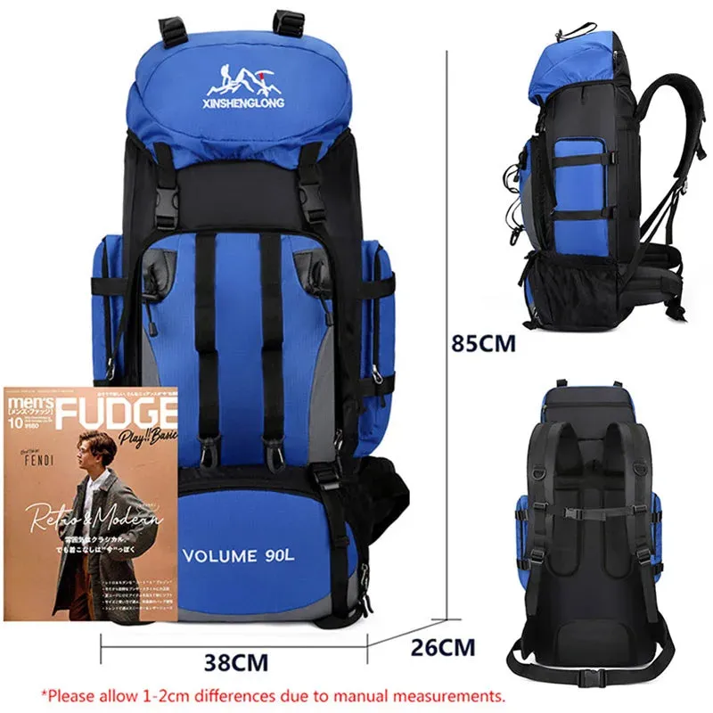 90L Waterproof Hiking Backpack – Durable Trekking Rucksack for Men & Women – Perfect for Outdoor Adventures