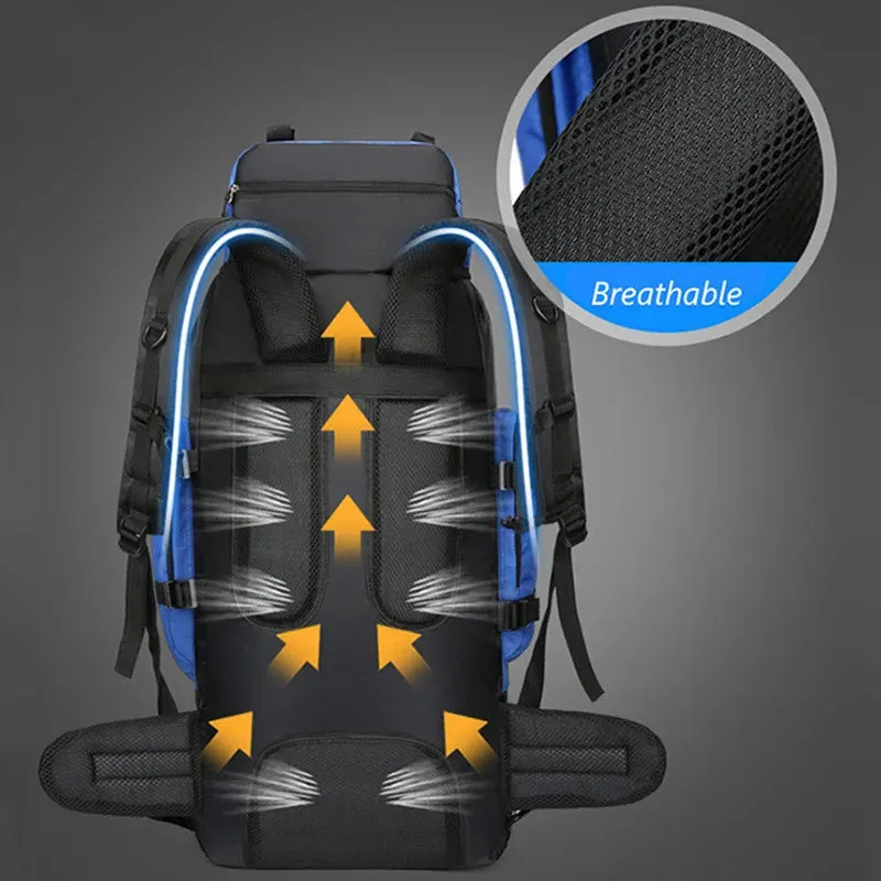 90L Waterproof Hiking Backpack – Durable Trekking Rucksack for Men & Women – Perfect for Outdoor Adventures