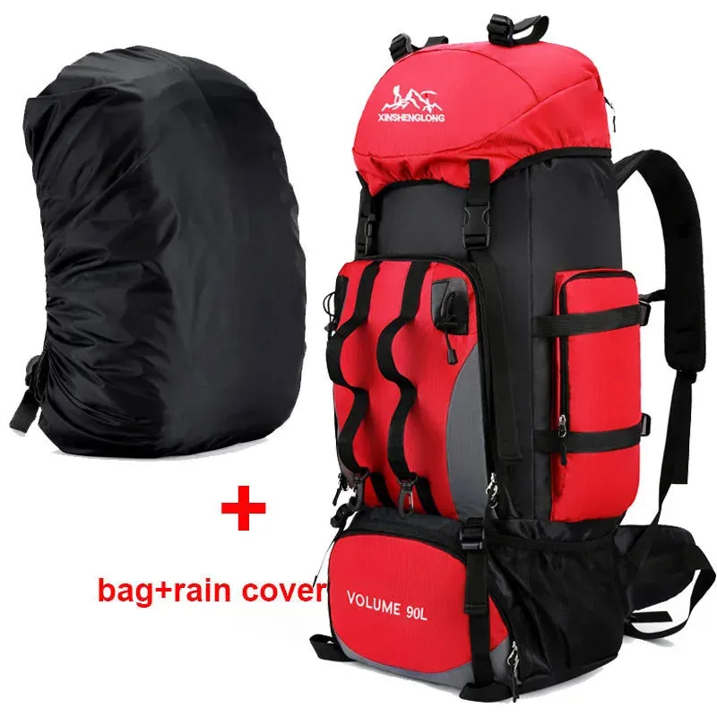 90L Waterproof Hiking Backpack – Durable Trekking Rucksack for Men & Women – Perfect for Outdoor Adventures