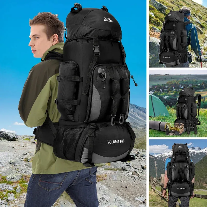 90L Waterproof Hiking Backpack – Durable Trekking Rucksack for Men & Women – Perfect for Outdoor Adventures