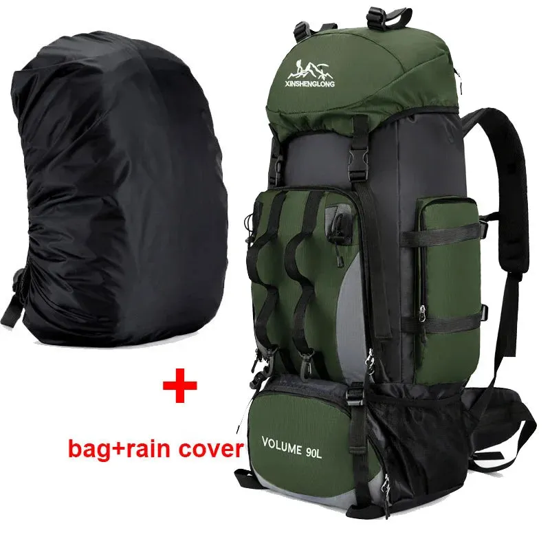 90L Waterproof Hiking Backpack – Durable Trekking Rucksack for Men & Women – Perfect for Outdoor Adventures