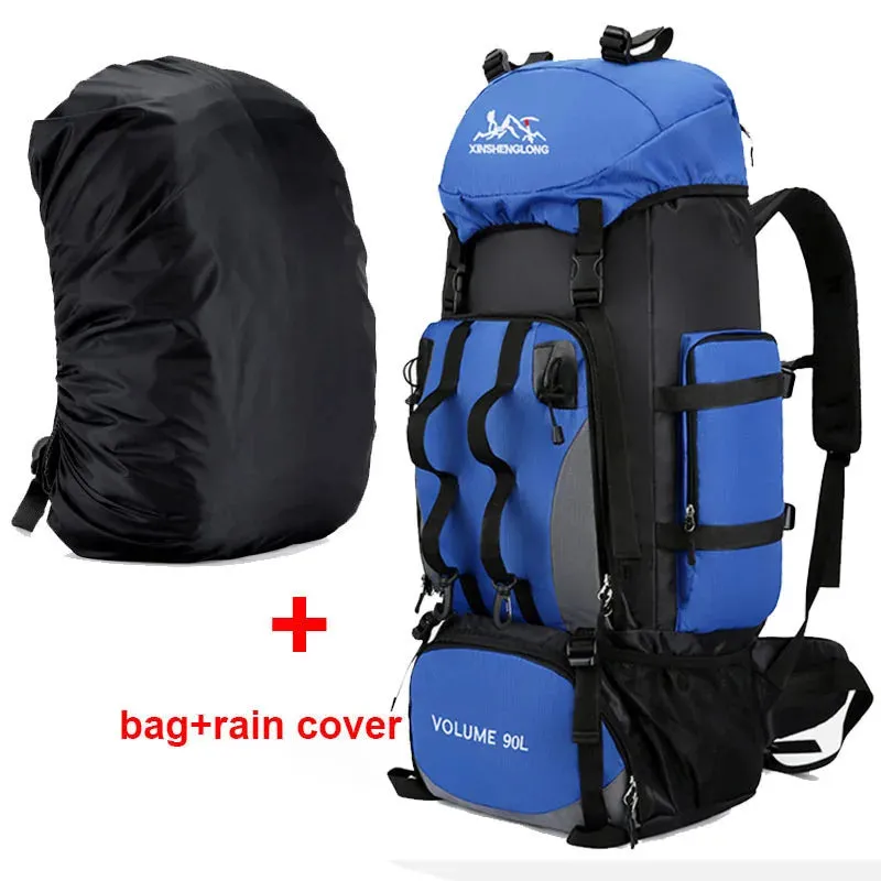 90L Waterproof Hiking Backpack – Durable Trekking Rucksack for Men & Women – Perfect for Outdoor Adventures
