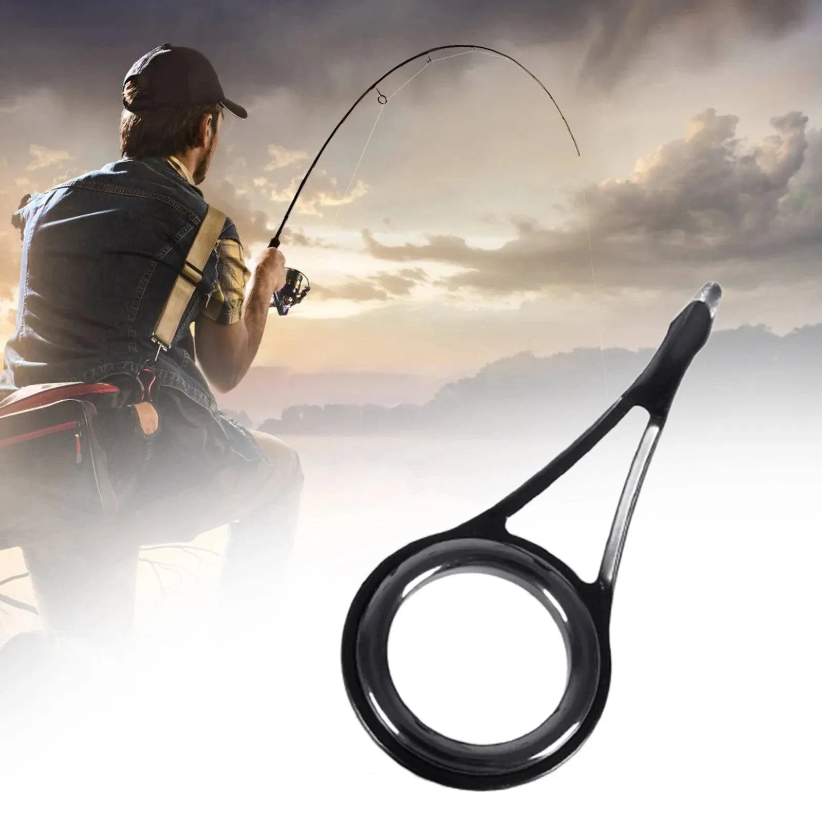 90pcs Portable Fishing Rod Repair Kit Fishing Rod Guides Rings Tips Fishing Accessories For Outdoor Fishing Tools