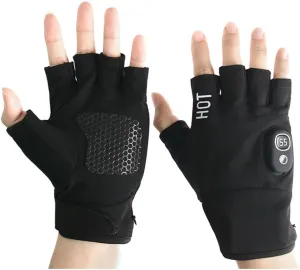 AAMNA Electric Heated Gloves for Men and Women, Winter USB Rechargeable Hands Warmer with 3 Heating Levels, Waterproof Ski Camping Gloves for Outdoor Camping Cycling Skiing Hiking Working-A
