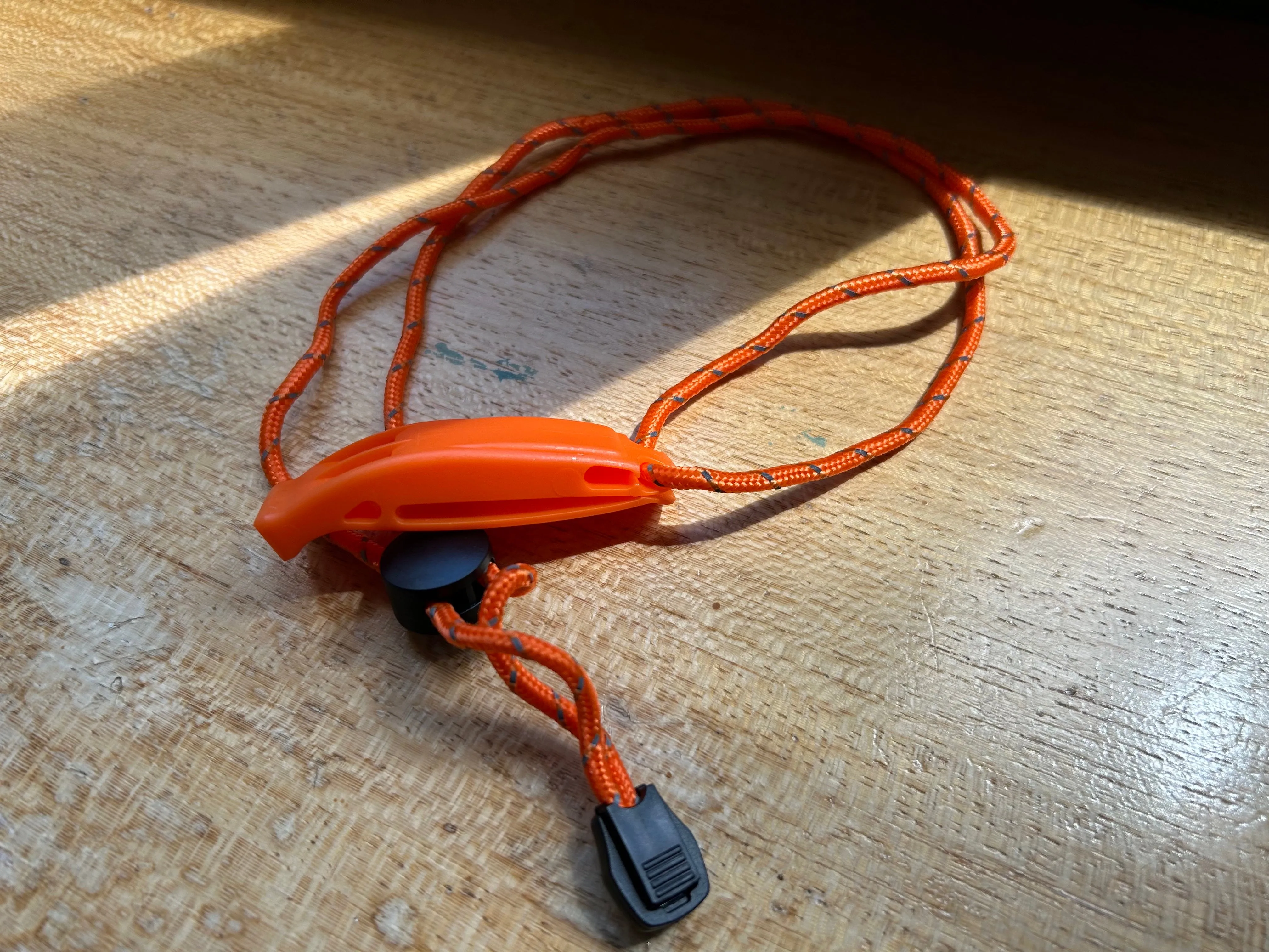 Accessories, Signal / Emergency Whistle 2M Marine-Series Orange w/ Lanyard
