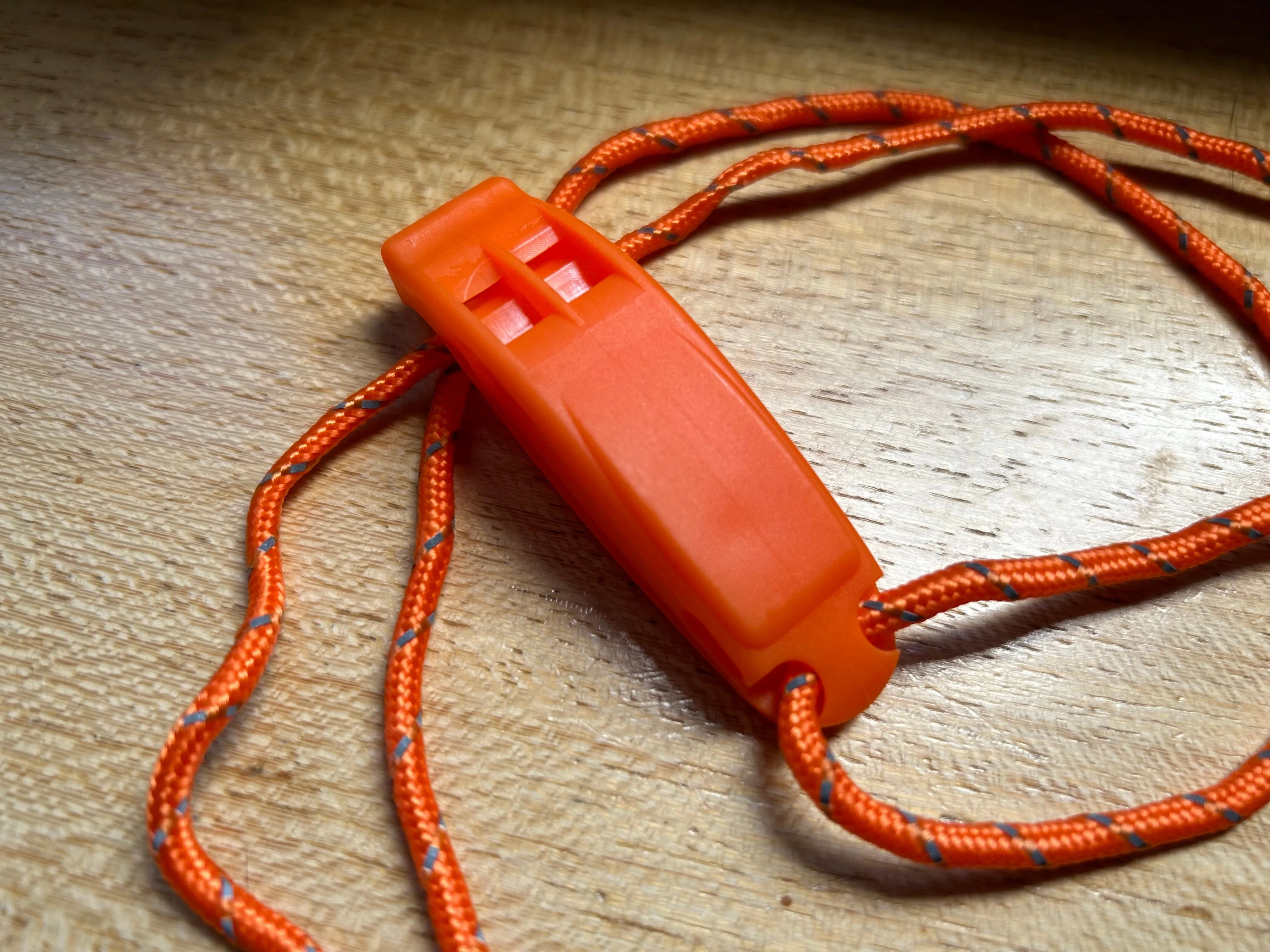 Accessories, Signal / Emergency Whistle 2M Marine-Series Orange w/ Lanyard