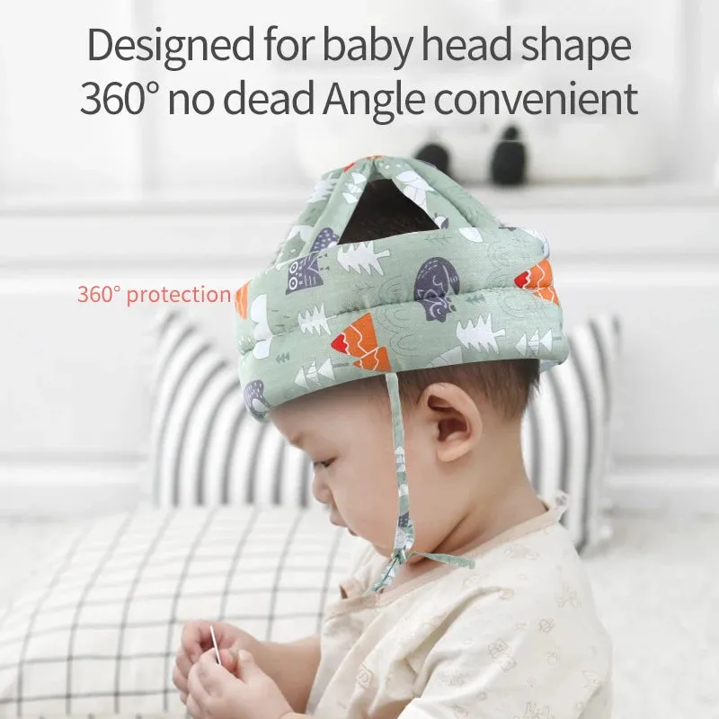Adjustable Baby Safety Helmet - Soft Head Protection