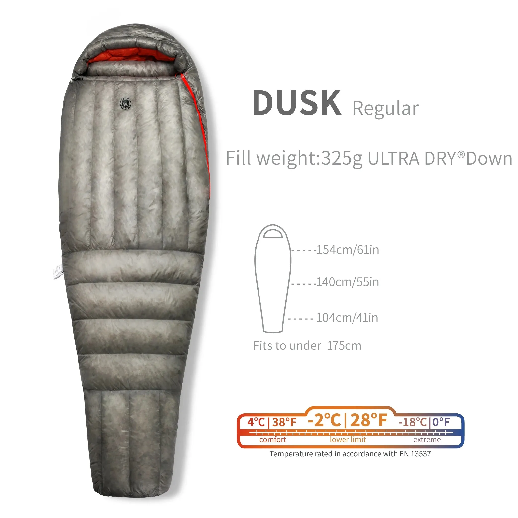 AEGISMAX Wind Hard Dusk Upgrade 7D Nylon DWR 800FP Ultra Dry Down Pro Ultralight Sleeping Bag