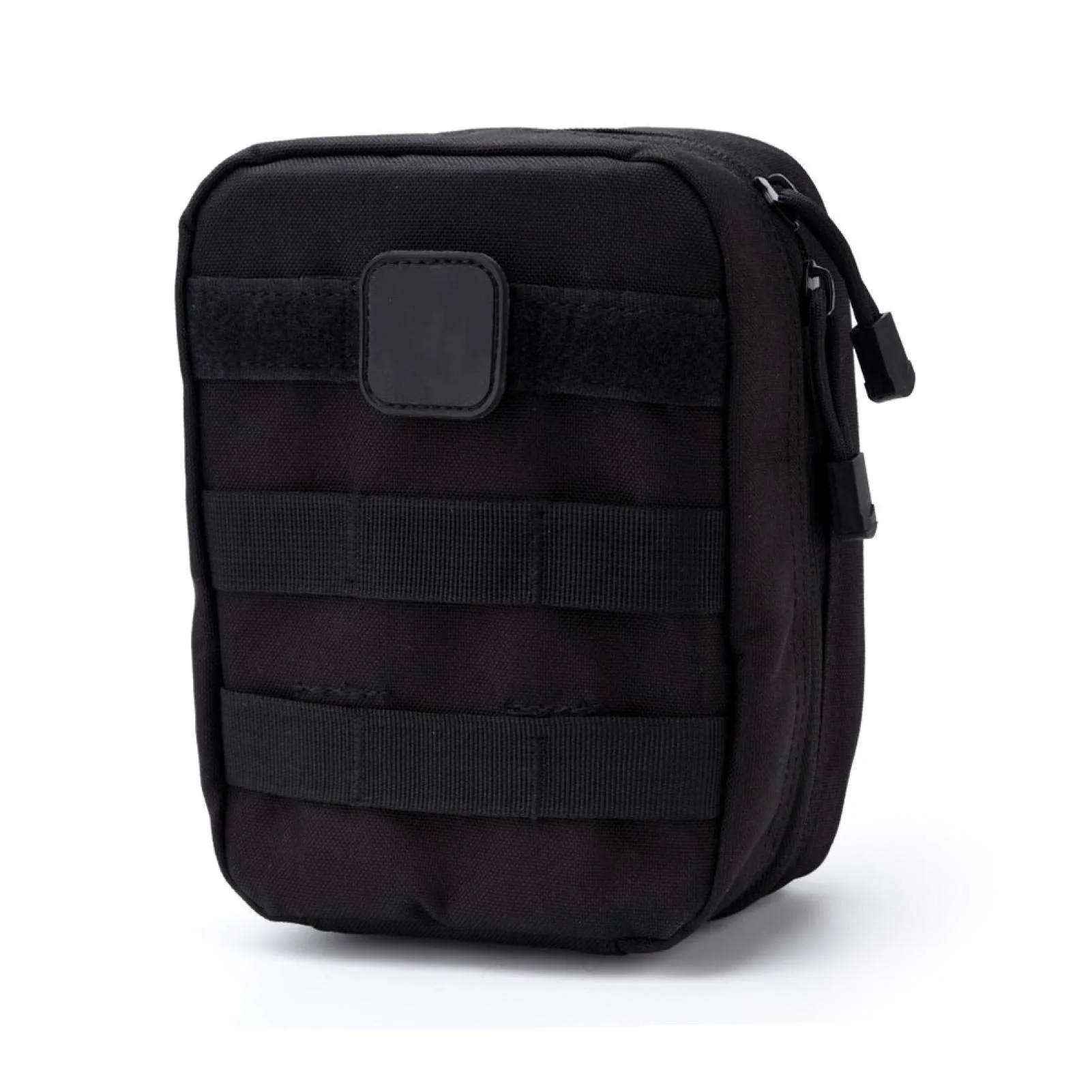 Alomejor First Aid Medical Bag Empty First Aid Pouch Mini Portable Medical Backpack for Travel Camping Cycling Travel Emergency Black