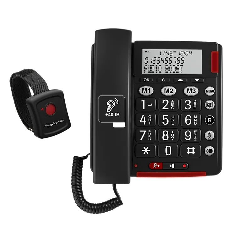 Amplicomms BigTel 50 Alarm Plus - Corded Phone