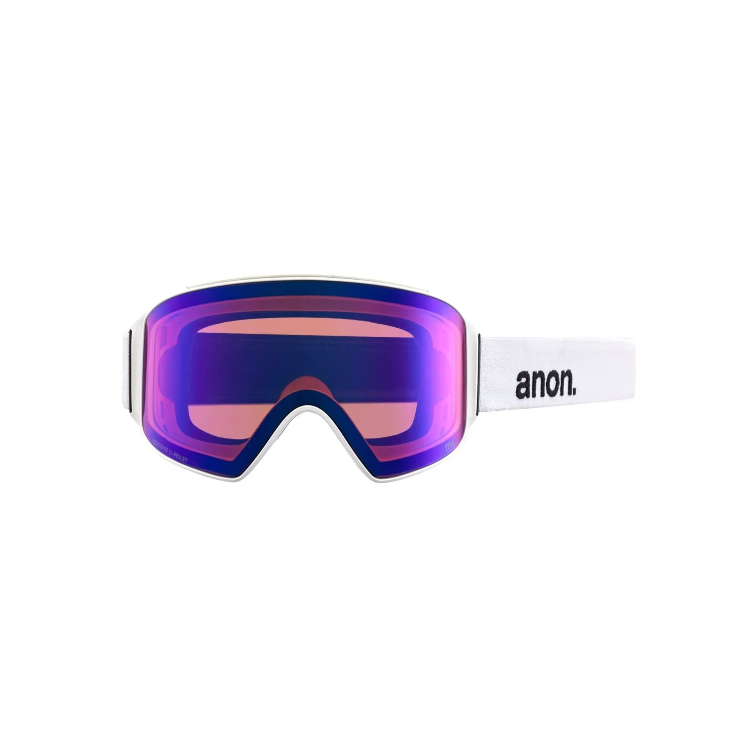 Anon M4 Cylindrical Goggle White w/ Perceive Sunny Onyx