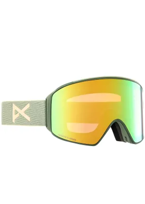 Anon Men's M4 Cylindrical Goggles   Bonus Lens   MFI Face Mask