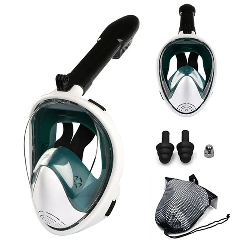 Anti Fog Full Face Safe Snorkeling Respiratory Masks for Adult Kids as a Swimming Equipment