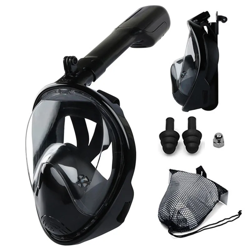 Anti Fog Full Face Safe Snorkeling Respiratory Masks for Adult Kids as a Swimming Equipment