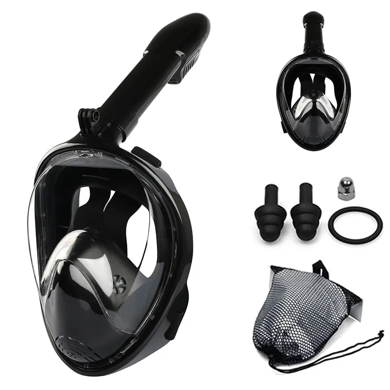 Anti Fog Full Face Safe Snorkeling Respiratory Masks for Adult Kids as a Swimming Equipment