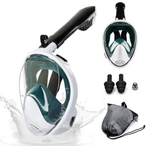 Anti Fog Full Face Safe Snorkeling Respiratory Masks for Adult Kids as a Swimming Equipment