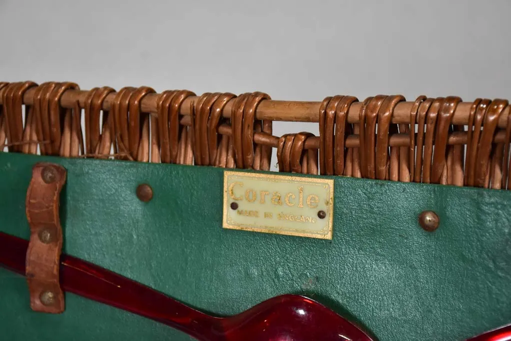 Antique English picnic basket