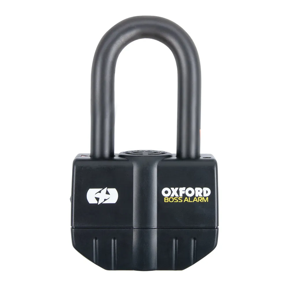 Aprilia Mojito Oxford Boss LK484 Alarm 16mm Padlock Motorcycle Disc Lock 100db Black