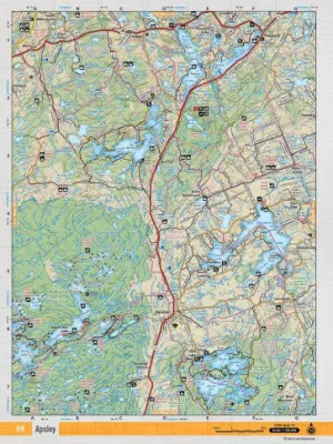 Apsley Adventure Topographic Map | CCON39 | Backroad Mapbooks