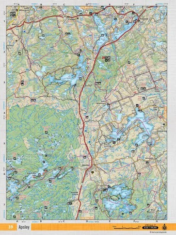 Apsley Adventure Topographic Map | CCON39 | Backroad Mapbooks