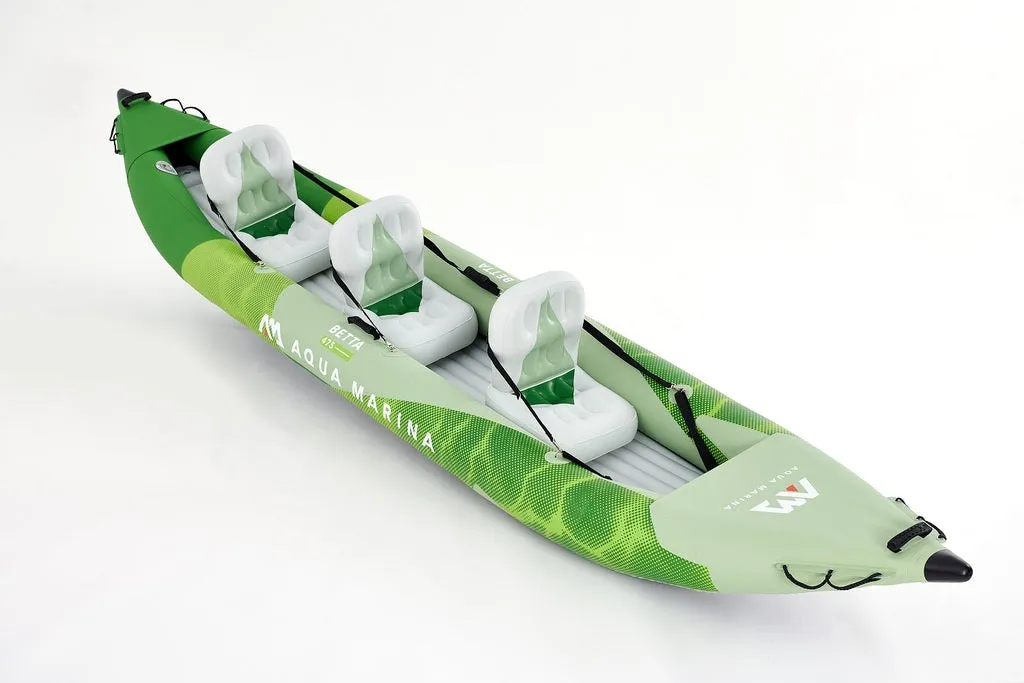 Aqua Marina - Betta Kayak 15'7" Inflatable Canoe (BE-475) - Green