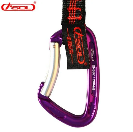 ASOL Outdoor Rock Climbing Quickdraws