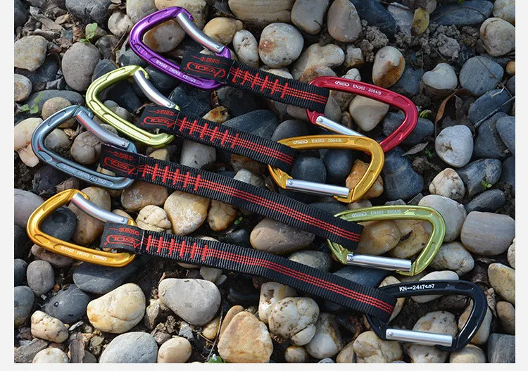 ASOL Outdoor Rock Climbing Quickdraws