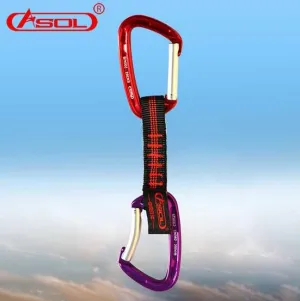 ASOL Outdoor Rock Climbing Quickdraws