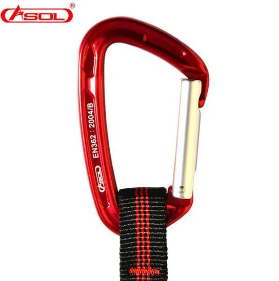 ASOL Outdoor Rock Climbing Quickdraws
