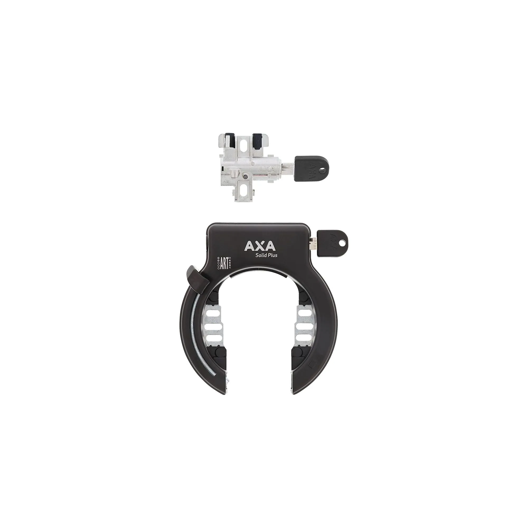 AXA BOSCH 2 DOWNTUBE BATTERY WITH SOLID-PLUS RING LOCK