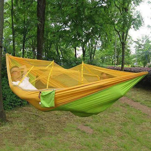 Backpacking Hammock With Mosquito Net
