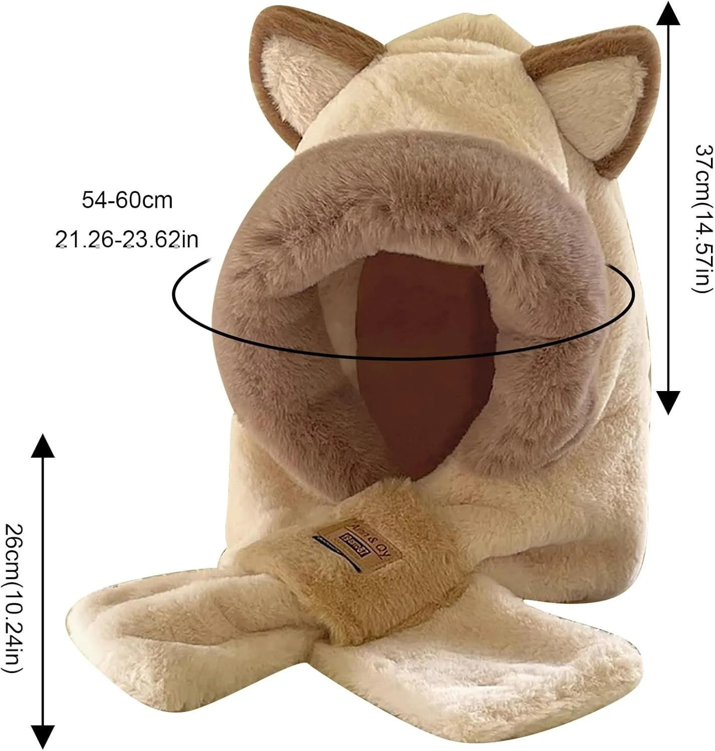 Balaclava Men and Women Ski Mask, Winter Bicycle Hat, Windproof and Warm Scarves for Outdoor Sports in Cold Weather