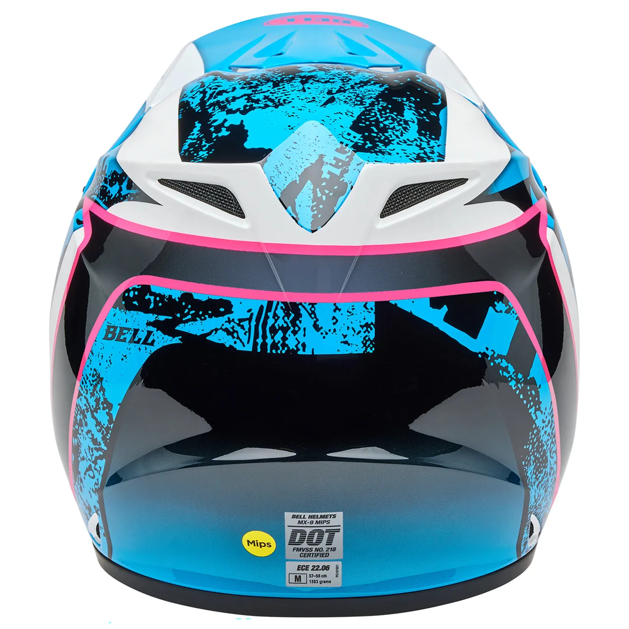 Bell 2025 Mips MX-9 Motocross Helmet (Breakdance Blue/Pink)