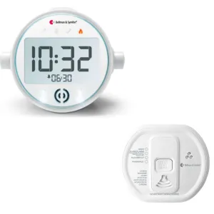 Bellman Visit Alarm Clock Receiver   Smoke Detector Transmitter Bundle
