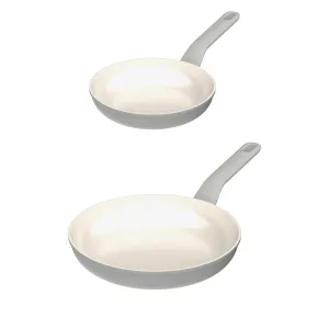 BergHOFF Leo Balance 2pc Nonstick Aluminum Fry Pan Set, Moonmist