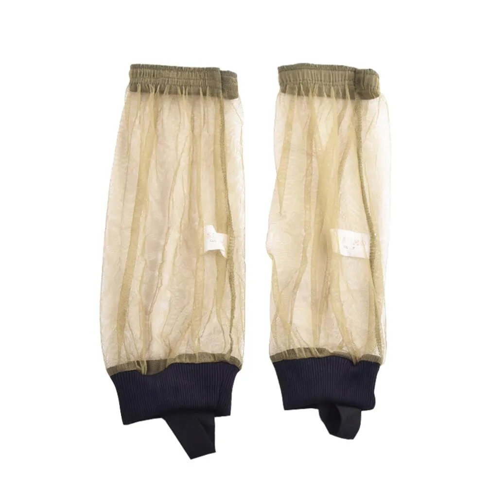 BESPORTBLE Anti Mosquito Net Leg Gaiters Sleeves Feet Protector Support Bug Pants for Outdoor Fishing Hunting Jungle - Green