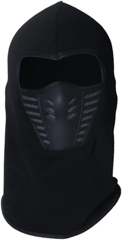 BESPORTBLE Sports Neck Warmer Hats Warm Balaclava Outdoor Cap Warm Hat Black