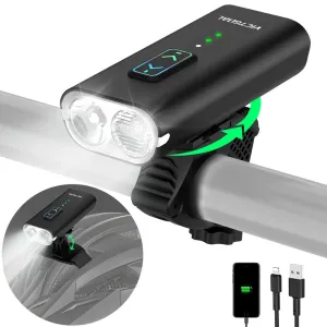 Bicycle Light for Bike Helmet & Handlebar