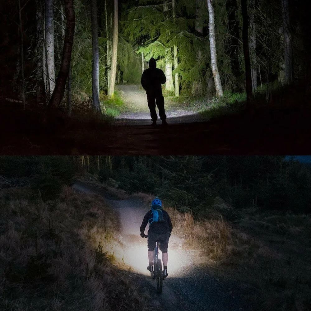 Bike Front Light USB Charging Induction Bicycle Light Flashlight Cycling Waterproof Torch Bike Headlight