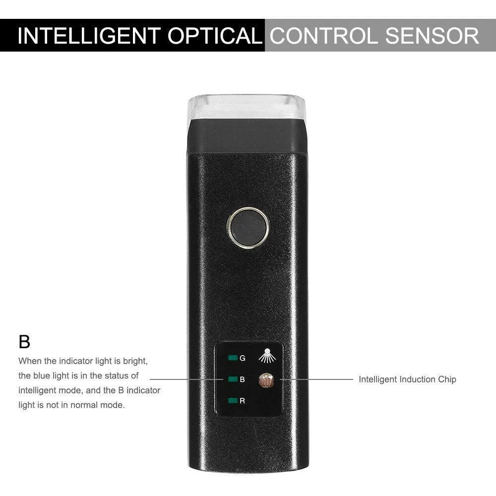 Bike Front Light USB Charging Induction Bicycle Light Flashlight Cycling Waterproof Torch Bike Headlight