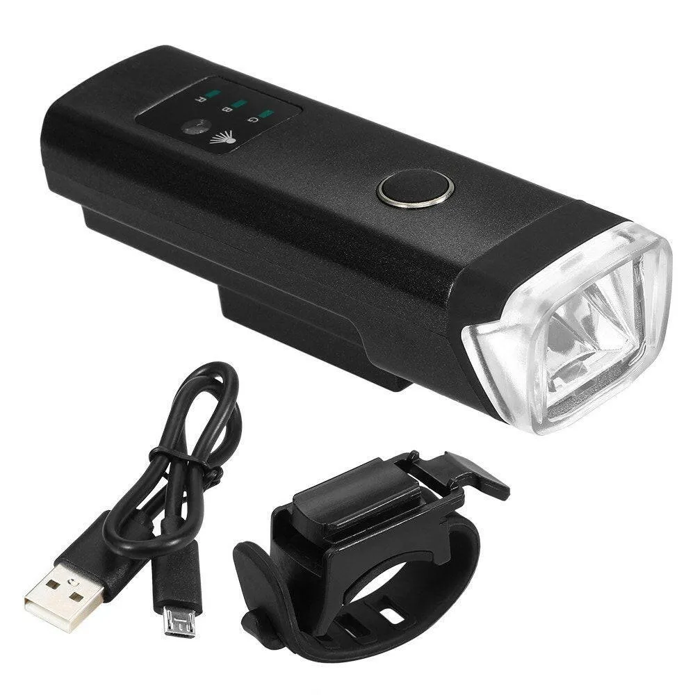 Bike Front Light USB Charging Induction Bicycle Light Flashlight Cycling Waterproof Torch Bike Headlight