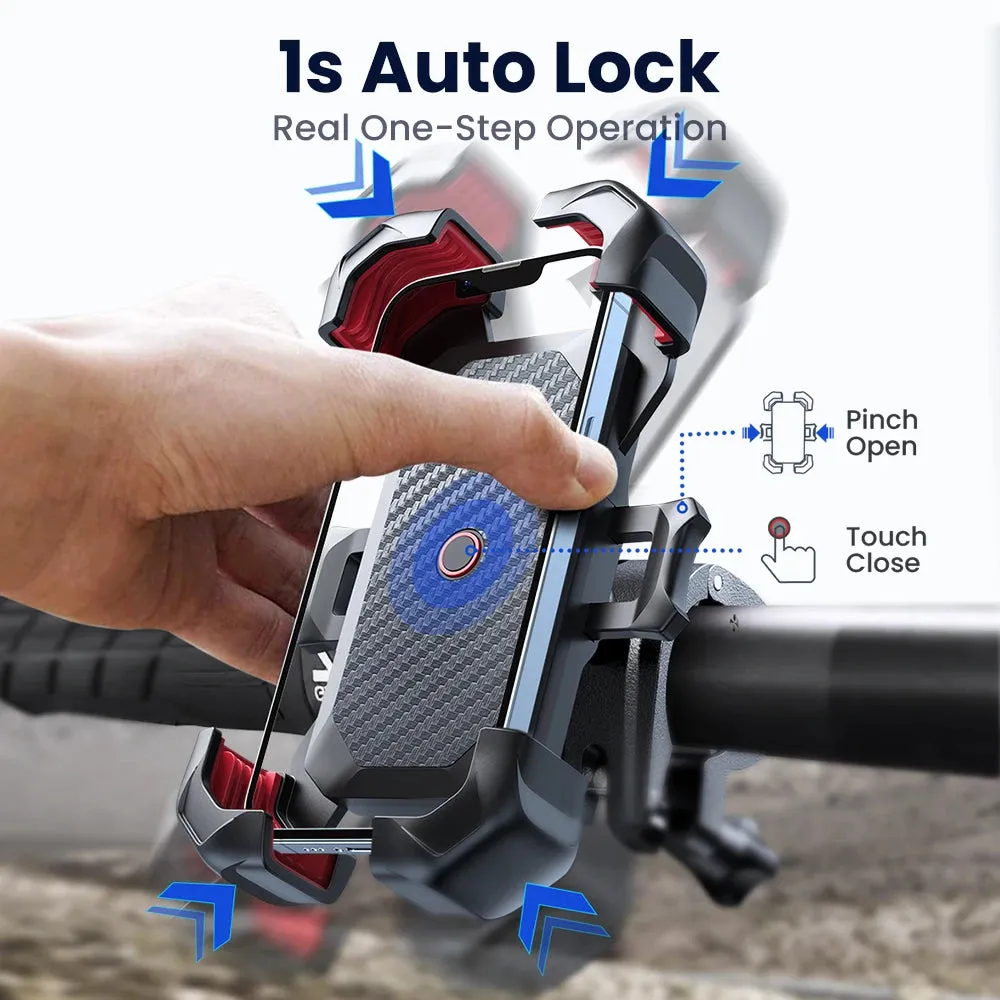 Bike Phone Holder 360° View Shockproof Bracket